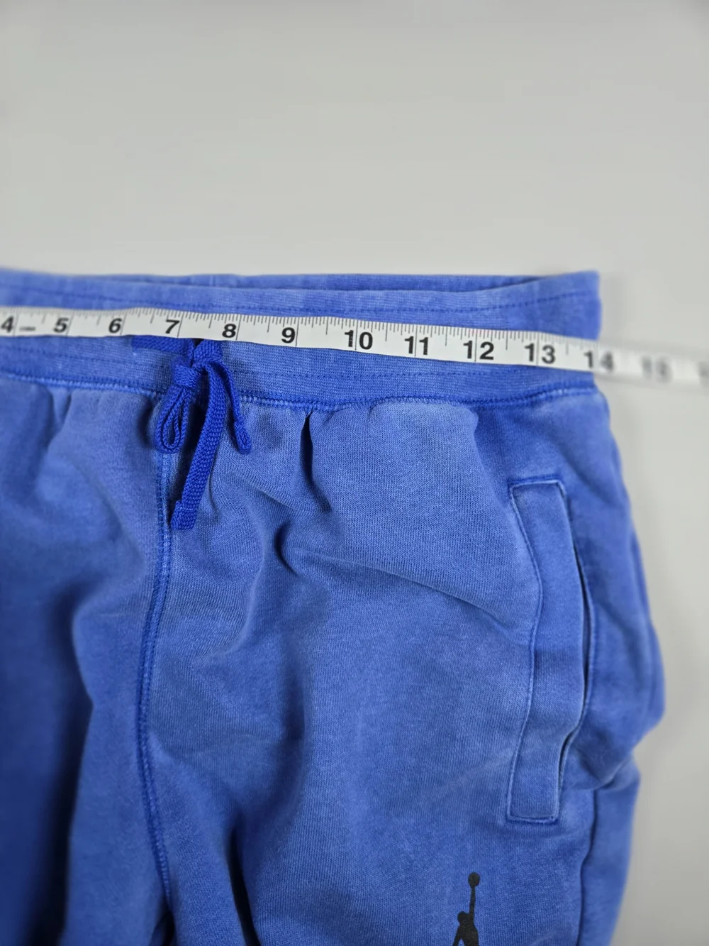 Nike Air Jordan MJ Jumpman Blue Acid Wash Fleece Jogger Pants Men Small 2021 Y2K